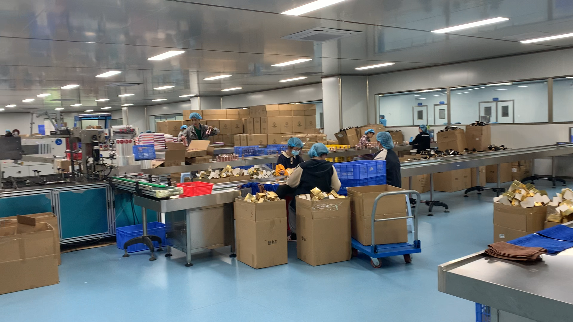 Danlan cosmetics factory production and manufacturing environment