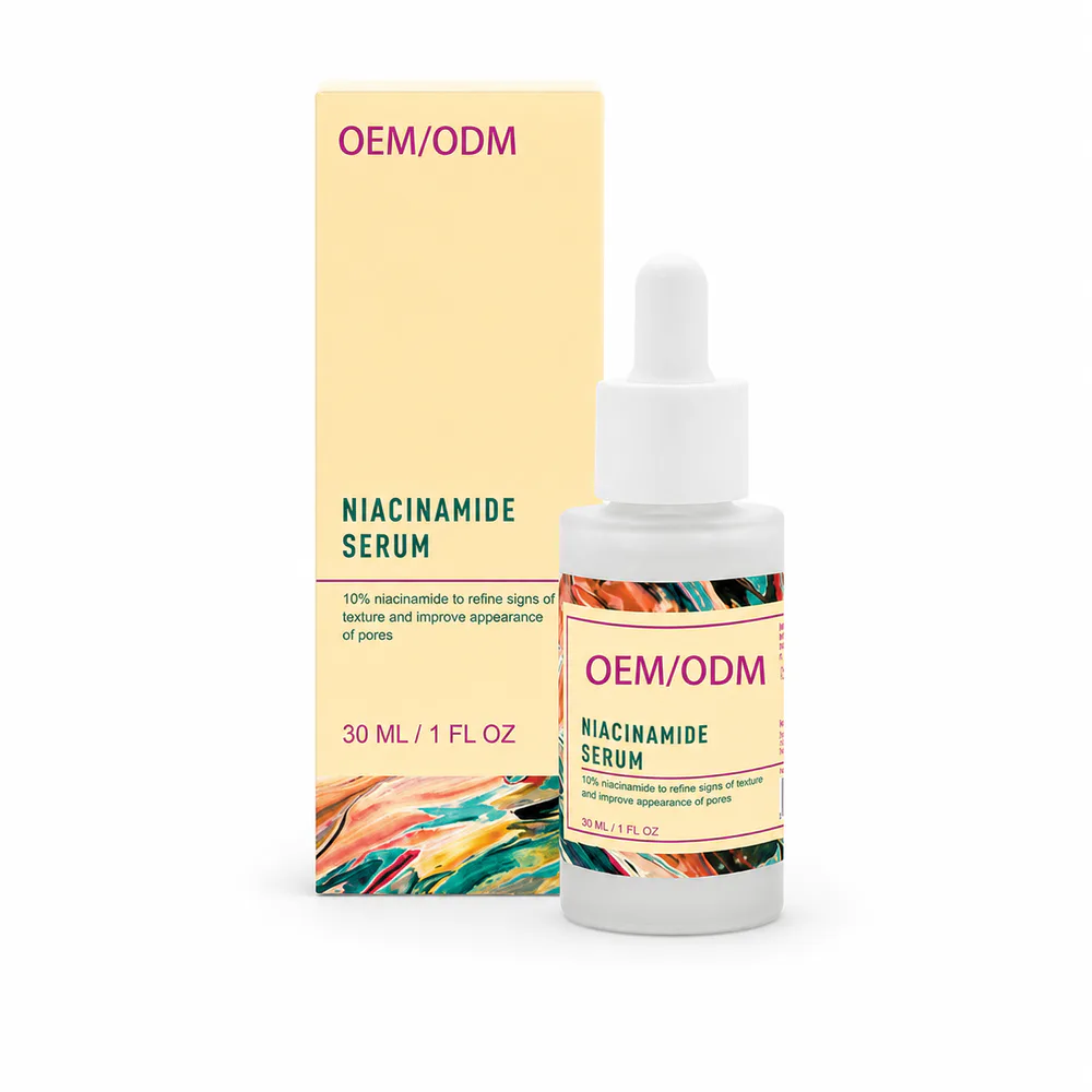 Niacinamide Serum private label serum product packaging on a white background