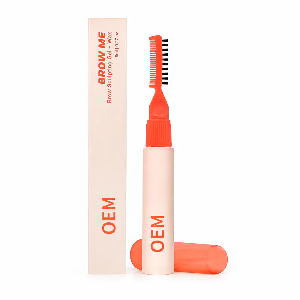Brow Growth Serum private label serum product packaging on a white background