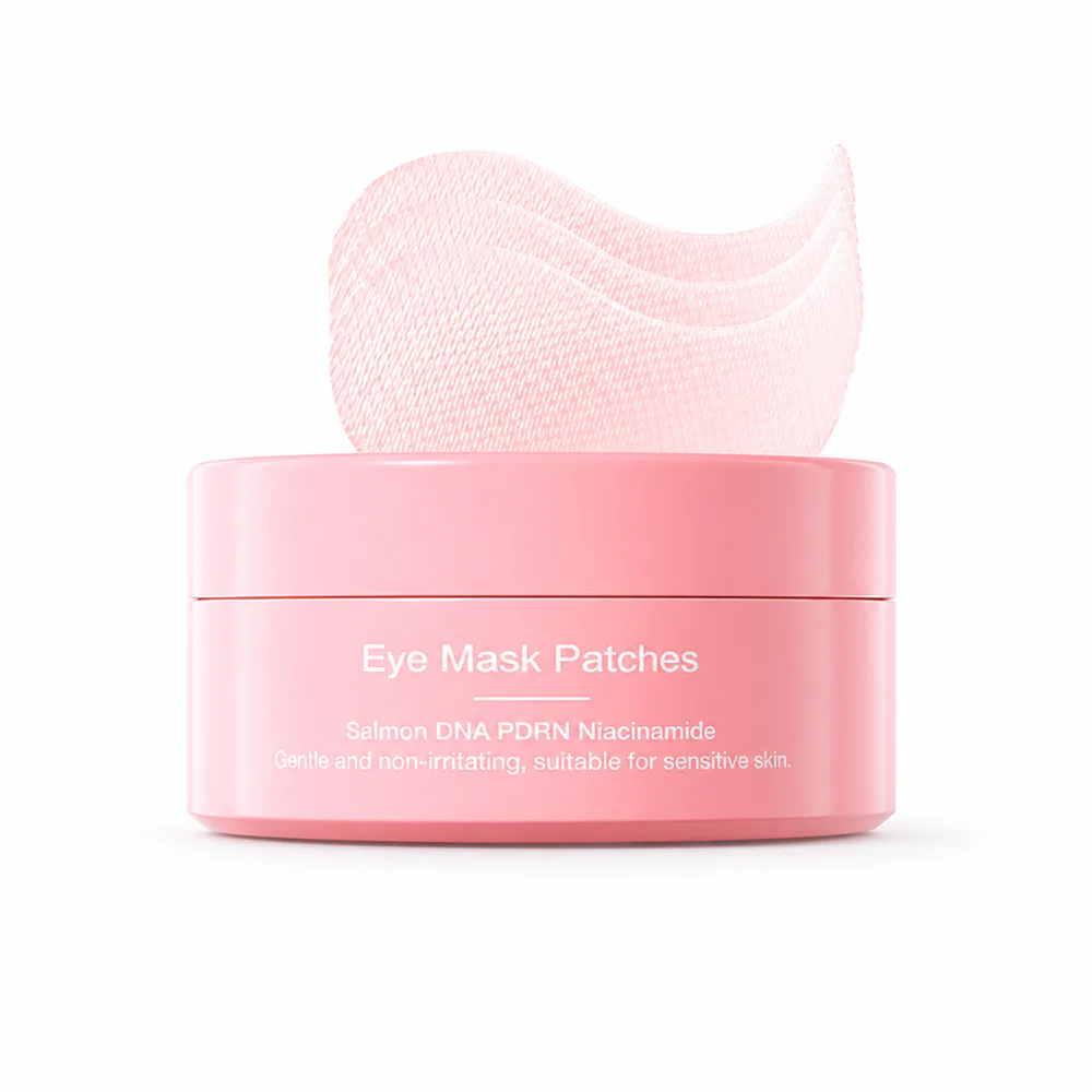Salmon DNA PDRN Eye Mask Patches private label face cream product packaging on a white background