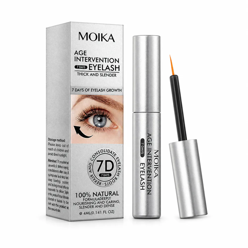 Age Intervention Eyelash Serum private label serum product packaging on a white background