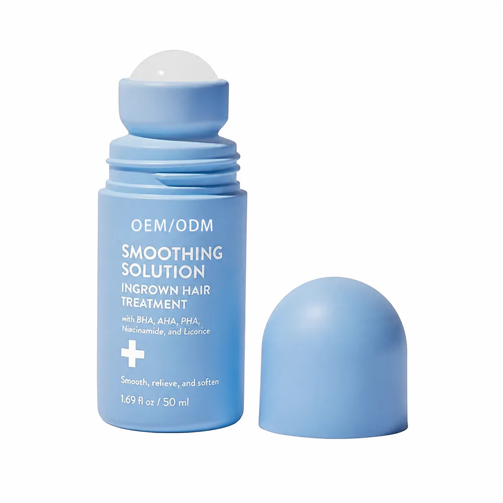Cooling Roll-On Deodorant private label body lotion product packaging on a white background