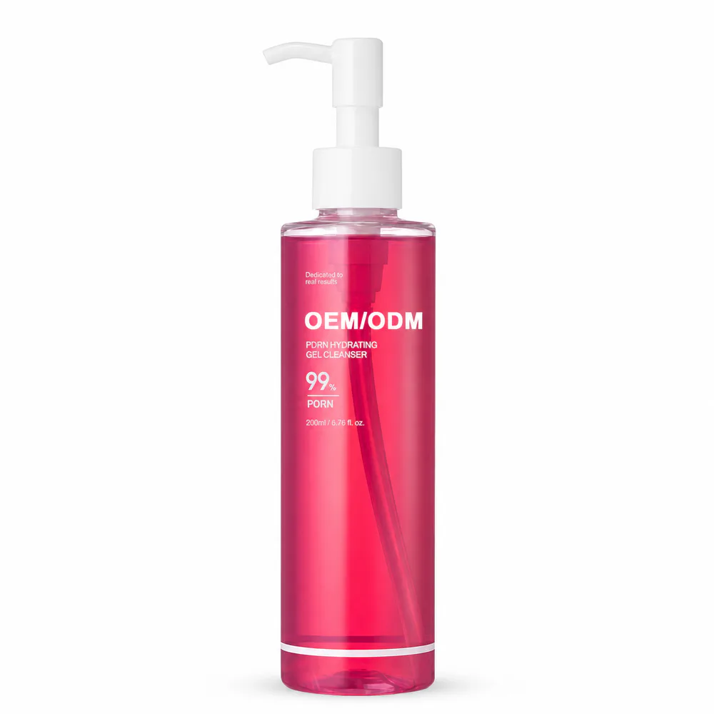 Rose Cleansing Oil private label cleanser product packaging on a white background