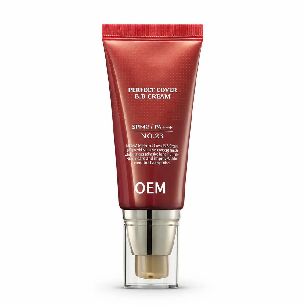 Velvet Cushion Foundation private label face cream product packaging on a white background